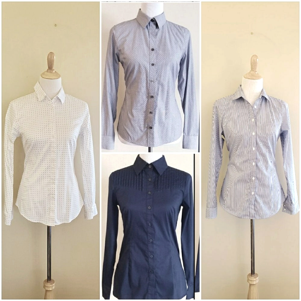 4x Banana Republic + Laundry Button Down Shirts
